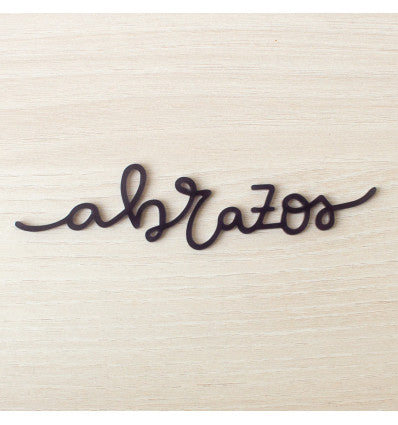 Metacrilato Title solido Abrazo