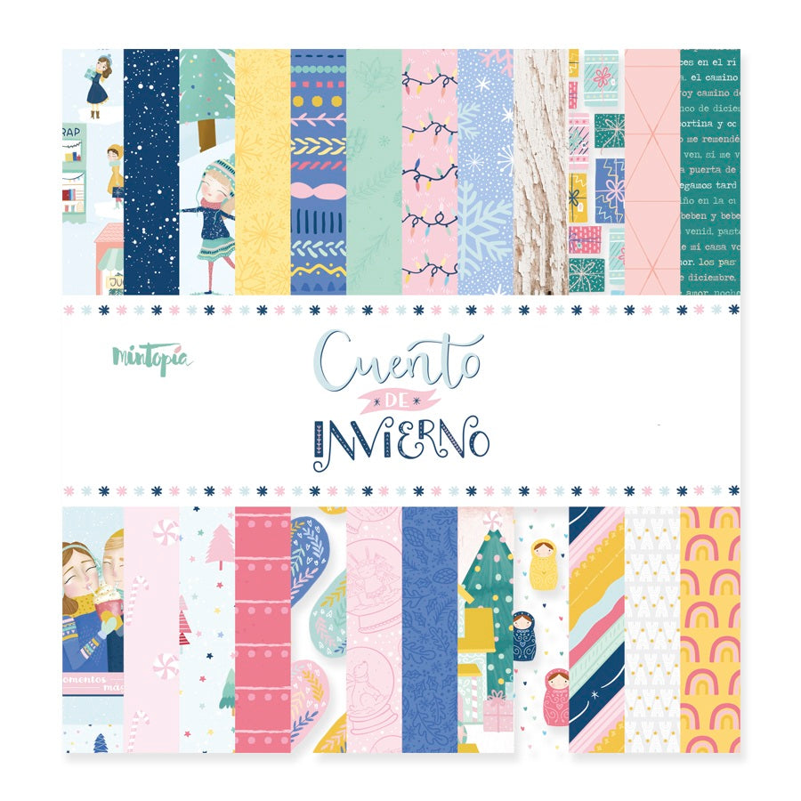 PREVENTA Stack 12"x12" Cuento de invierno + recortables
