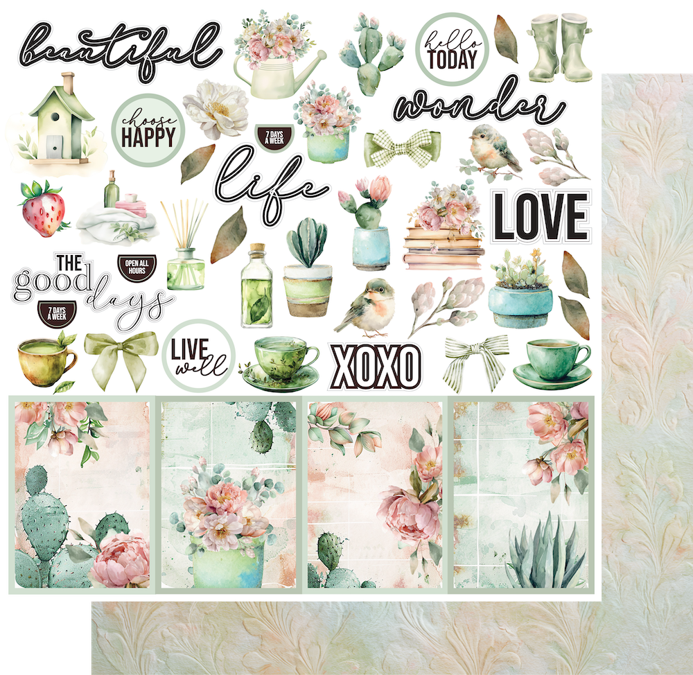 Tea & Tranquility 12 x 12 Collection Pack (16 sheets)