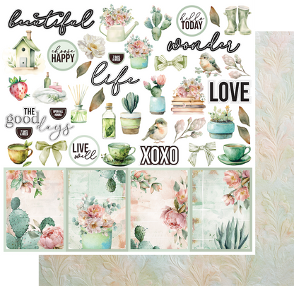 Tea & Tranquility 12 x 12 Collection Pack (16 sheets)