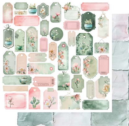 Tea & Tranquility 12 x 12 Collection Pack (16 sheets)