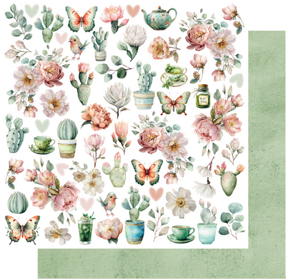 Tea & Tranquility 12 x 12 Collection Pack (16 sheets)