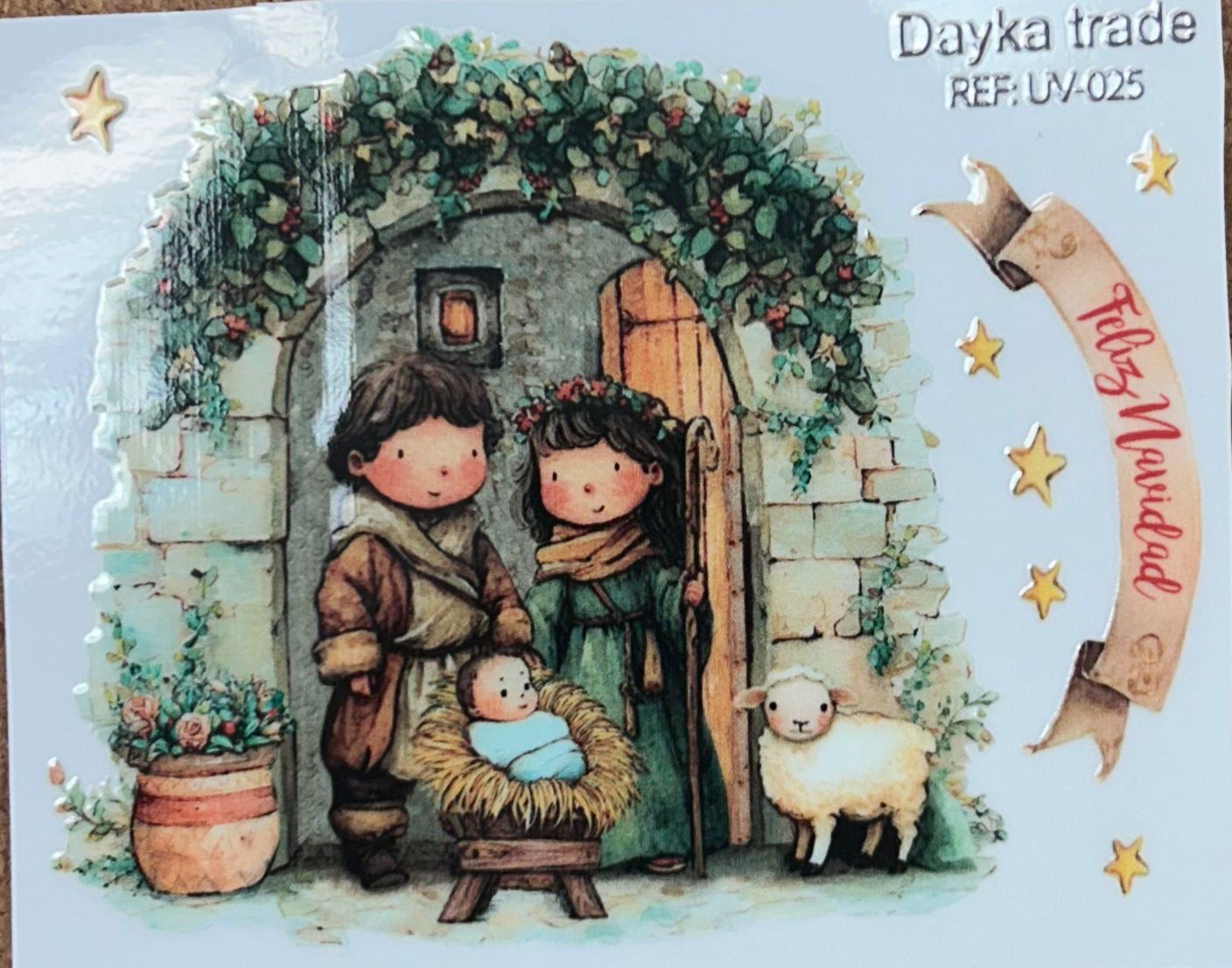 UV DTF STICKERS - Pequeño - Nacimiento