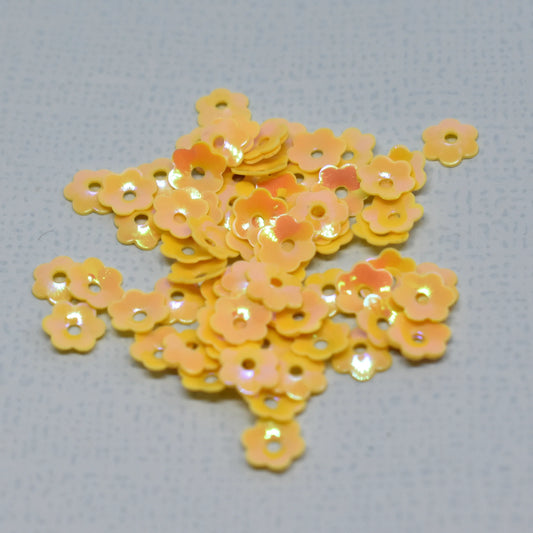 Lentejuelas Mini Flores Amarillas