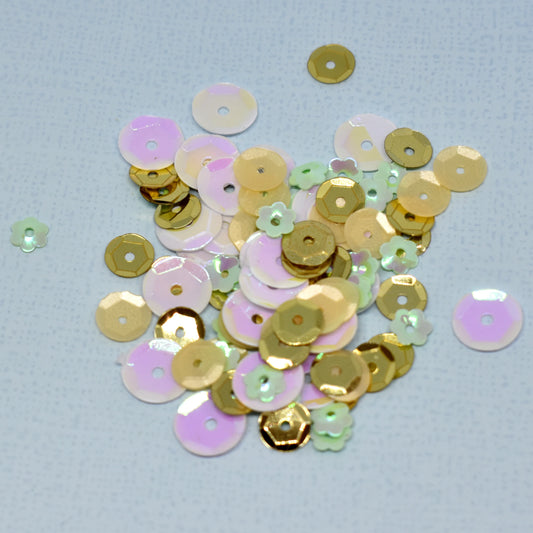 Lentejuelas Gold & Mint