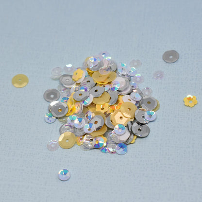 Lentejuelas Silver & Primrose