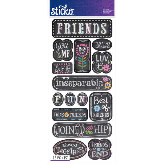 FRIENDS   -STICKO STICKERS