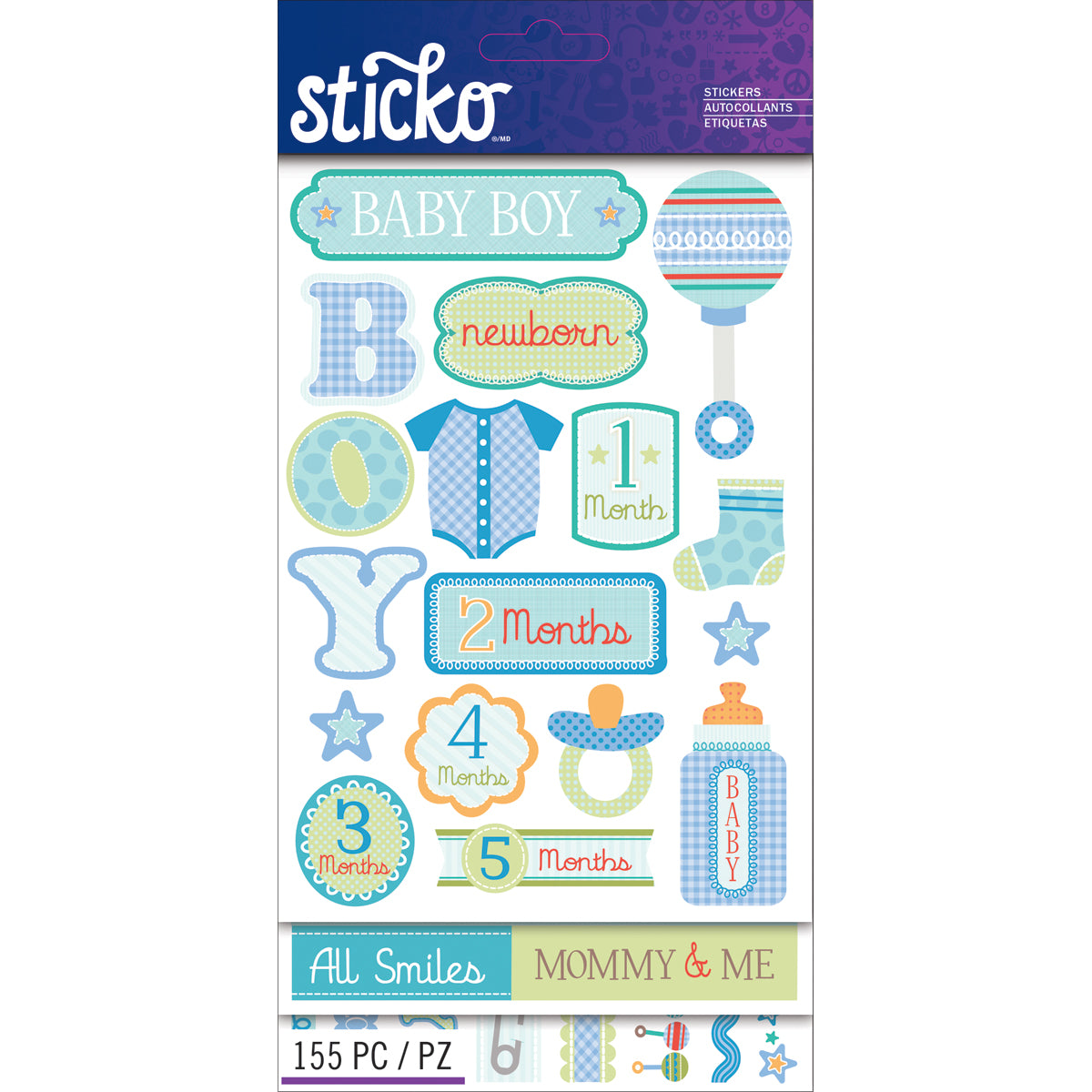 BABY BOY  -STICKO FLIP PACK