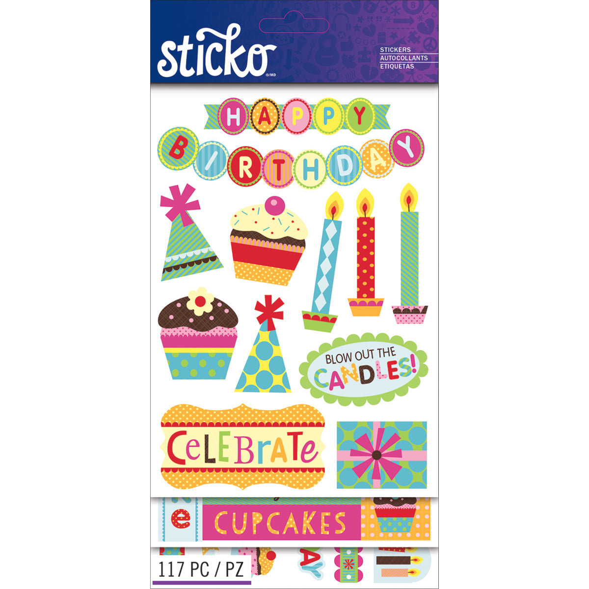 BIRTHDAY  -STICKO FLIP PACK