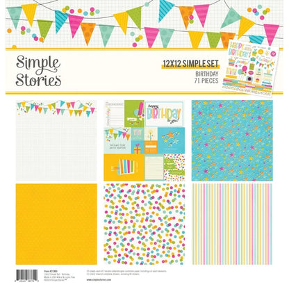 12x12 Simple Set Birthday (Simple Stories)