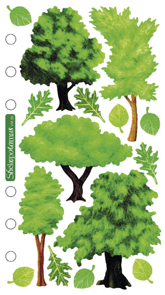 TREES     -VELLUM STICKERS