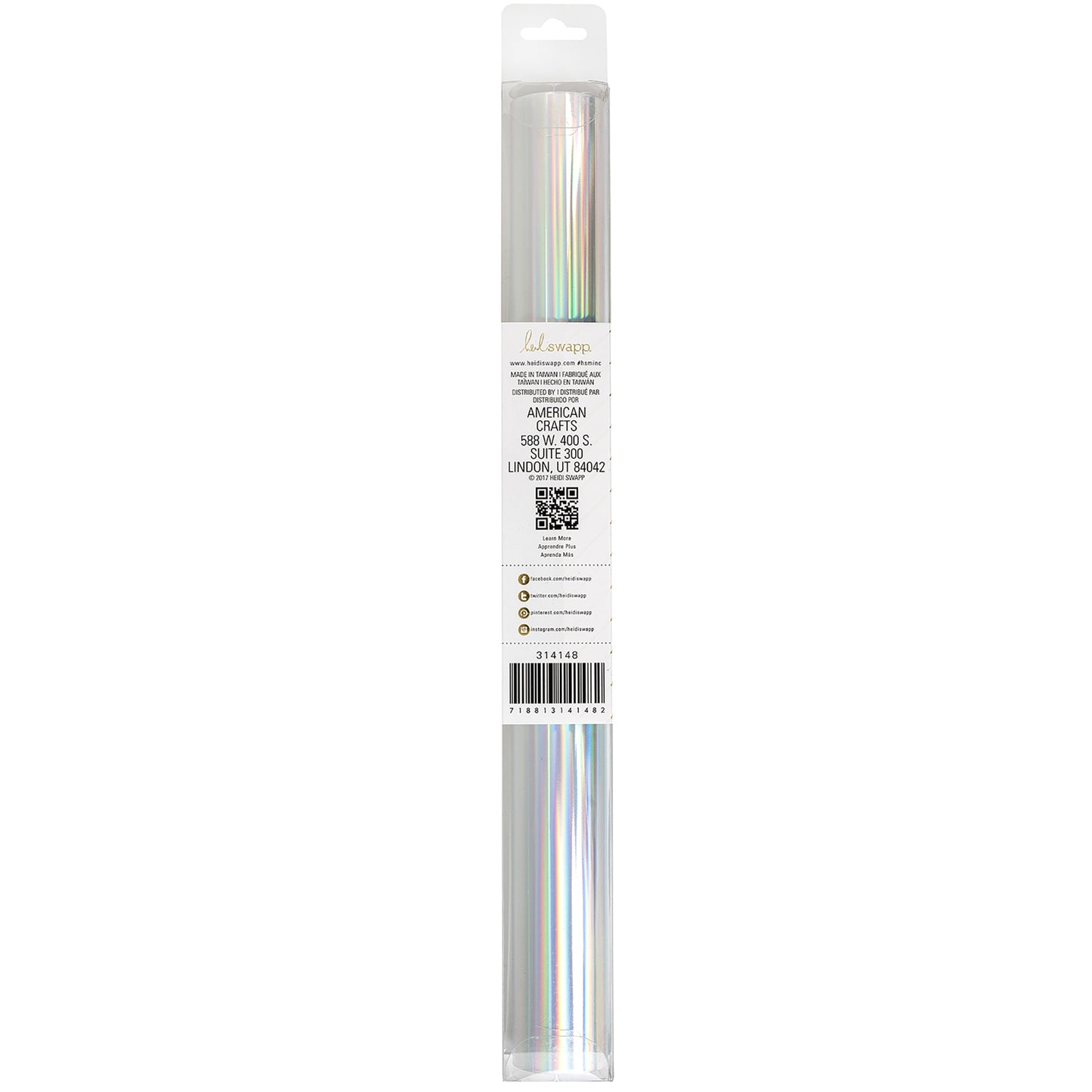 Heidi Swapp Minc Reactive Foil 12.25" - Iridescent 5' Roll
