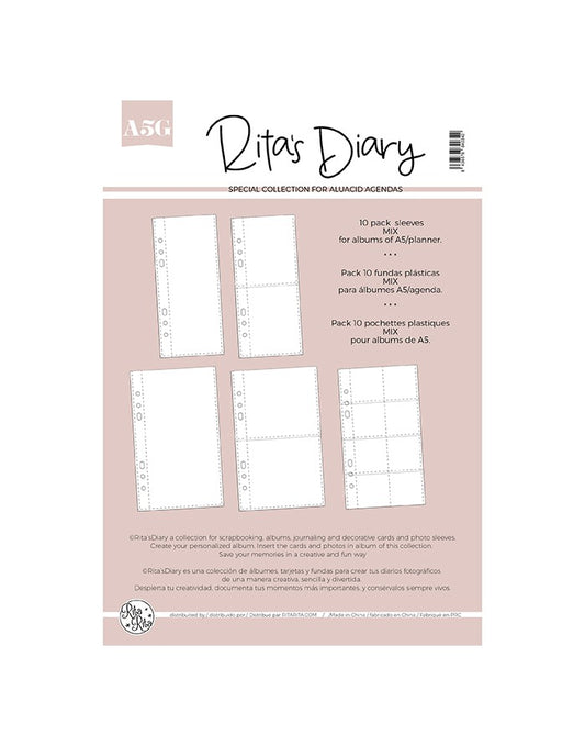 3x8" and 4x8" MIX sleeves for Rita's Diary