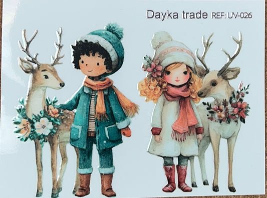 UV DTF STICKERS - Pequeño - Muñecos