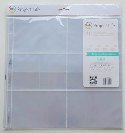 Project Life 12x12 Photo Pocket Pages
