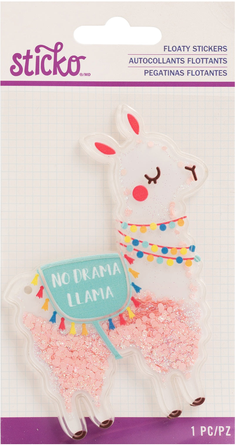 DRAMA LAMA-STICKO FLOATY STICKERS