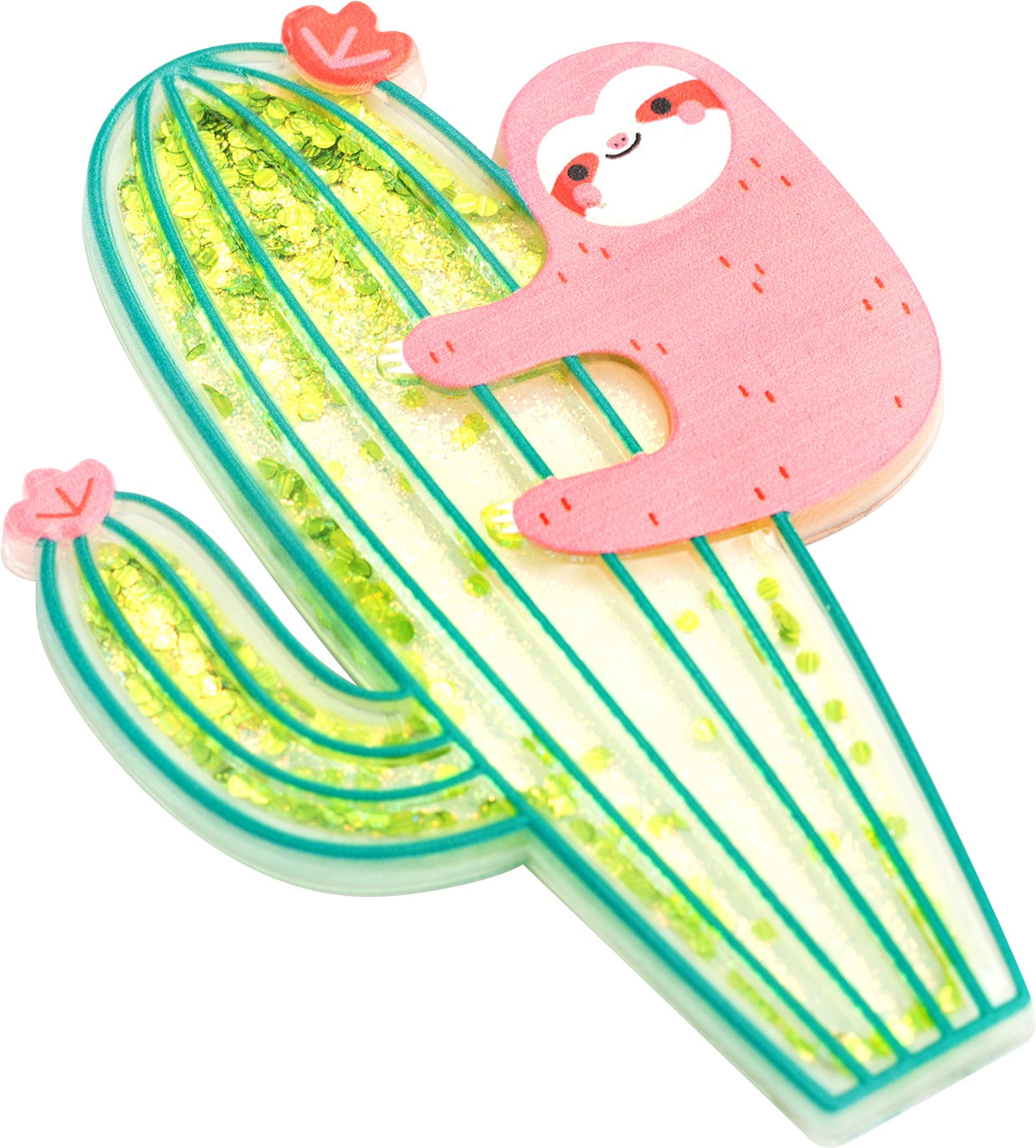 Sloth Cactus-STICKO FLOATY STICKERS