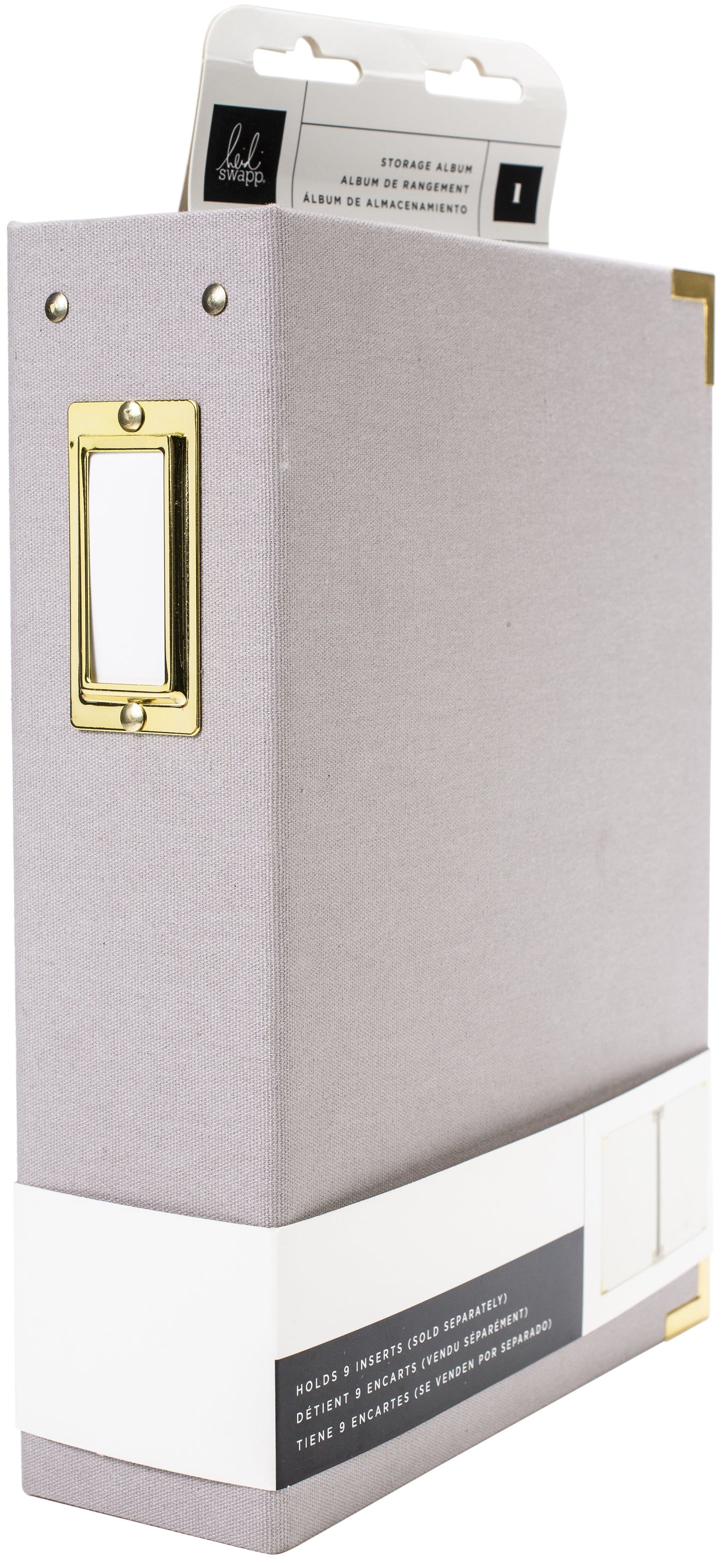 Heidi Swapp Storyline Chapters Album 8"X10" - Grey