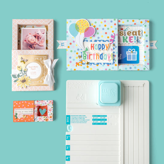 We R Punch Board- Shadow Box