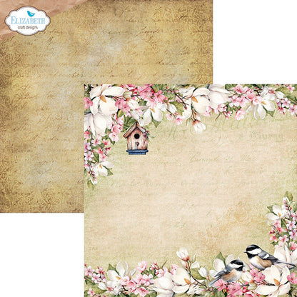 Elizabeth Craft Double-Sided Cardstock (Spring Blossom paper)