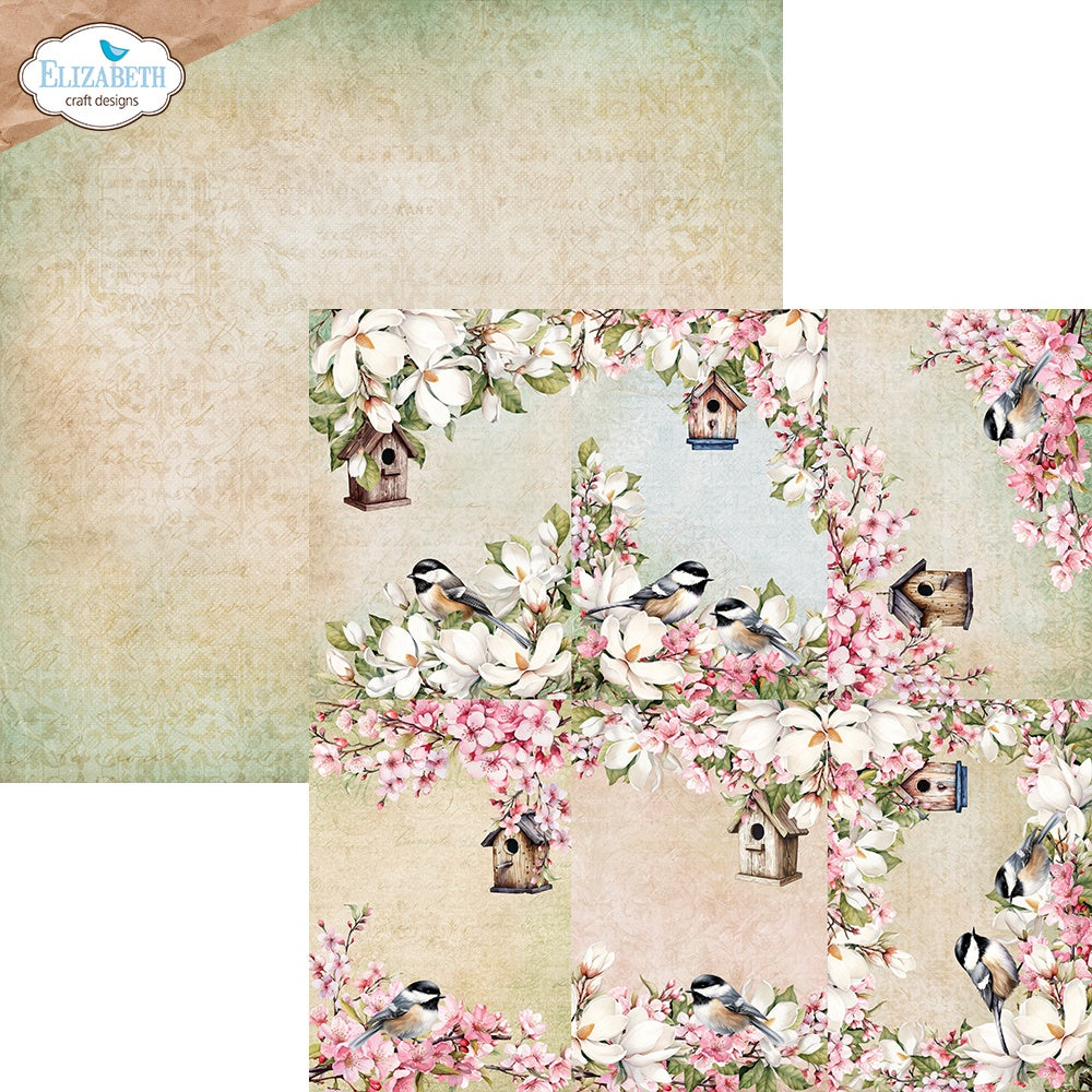 Elizabeth Craft Double-Sided Cardstock (Spring Blossom paper)