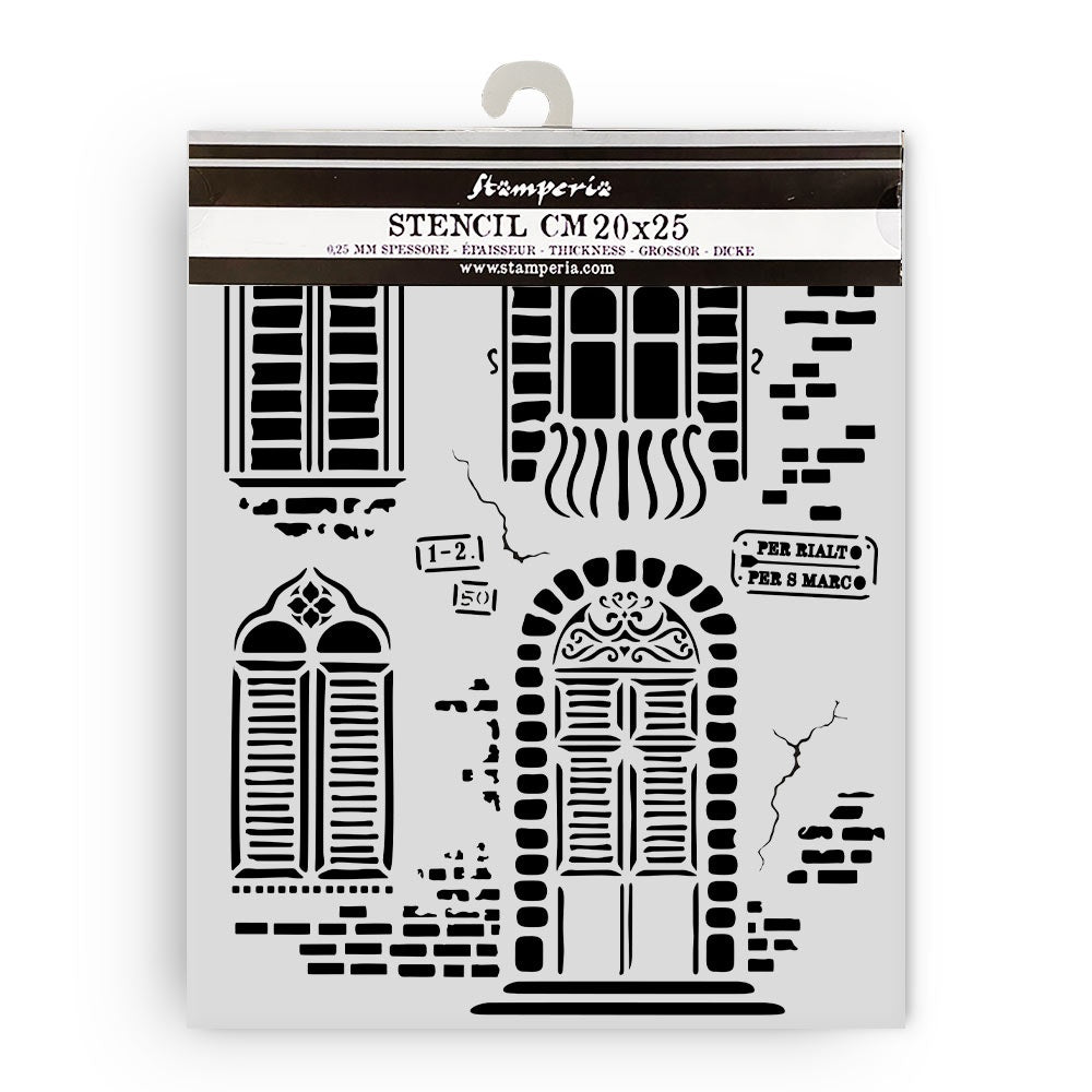 Stamperia Stencil Assortment Venice