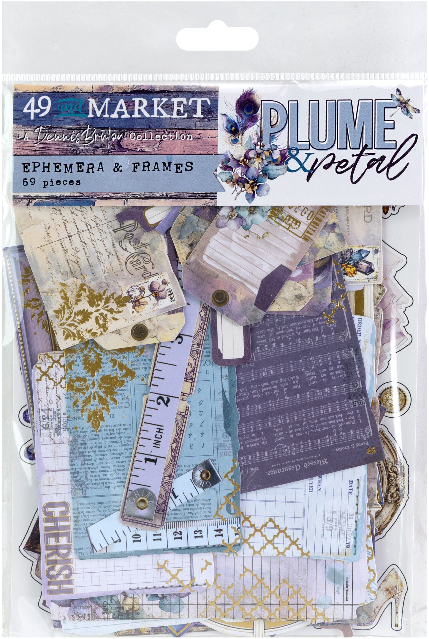 49 And Market Collection Kit:  Plume & Petal (with Washi Tape)