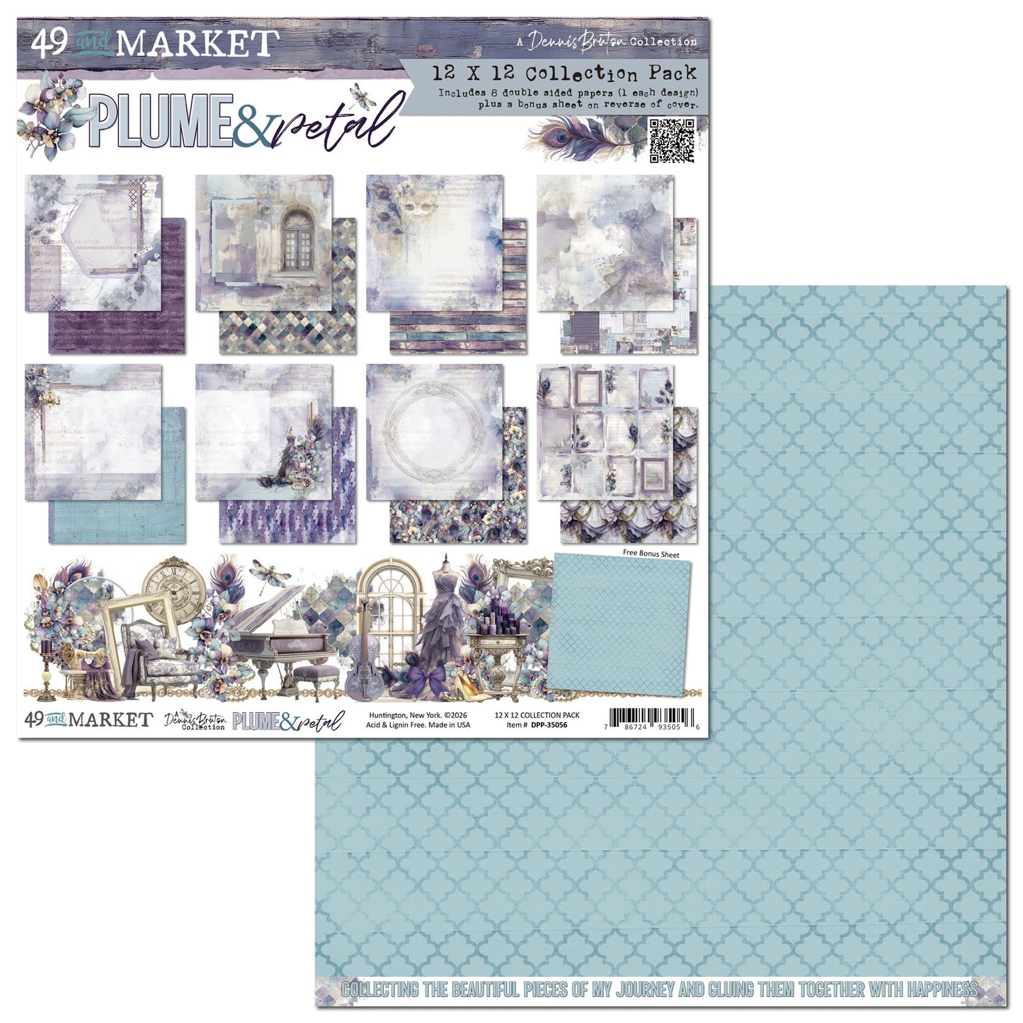49 And Market Collection Kit:  Plume & Petal (with Washi Tape)