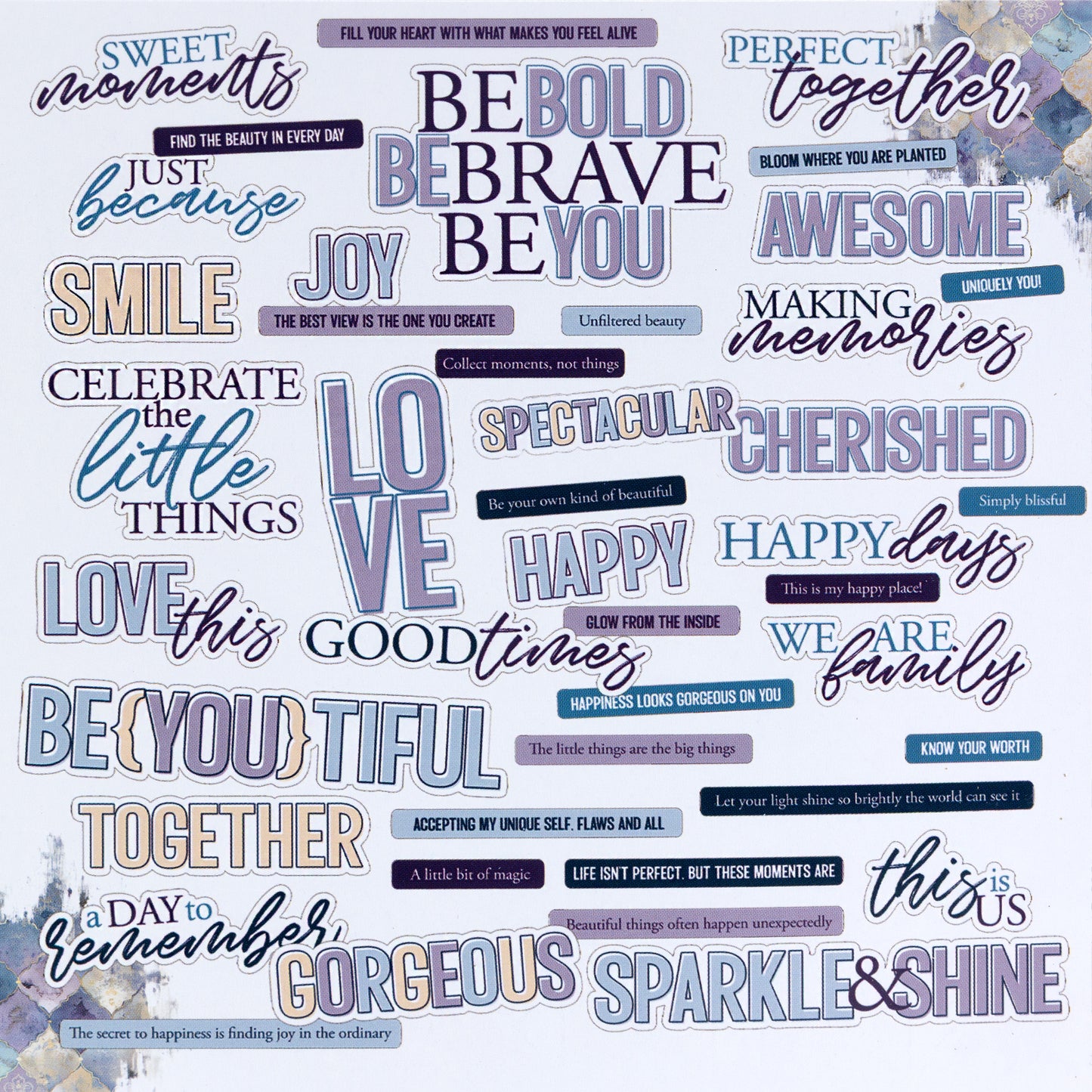 49 And Market Collection Kit:  Plume & Petal (with Washi Tape)