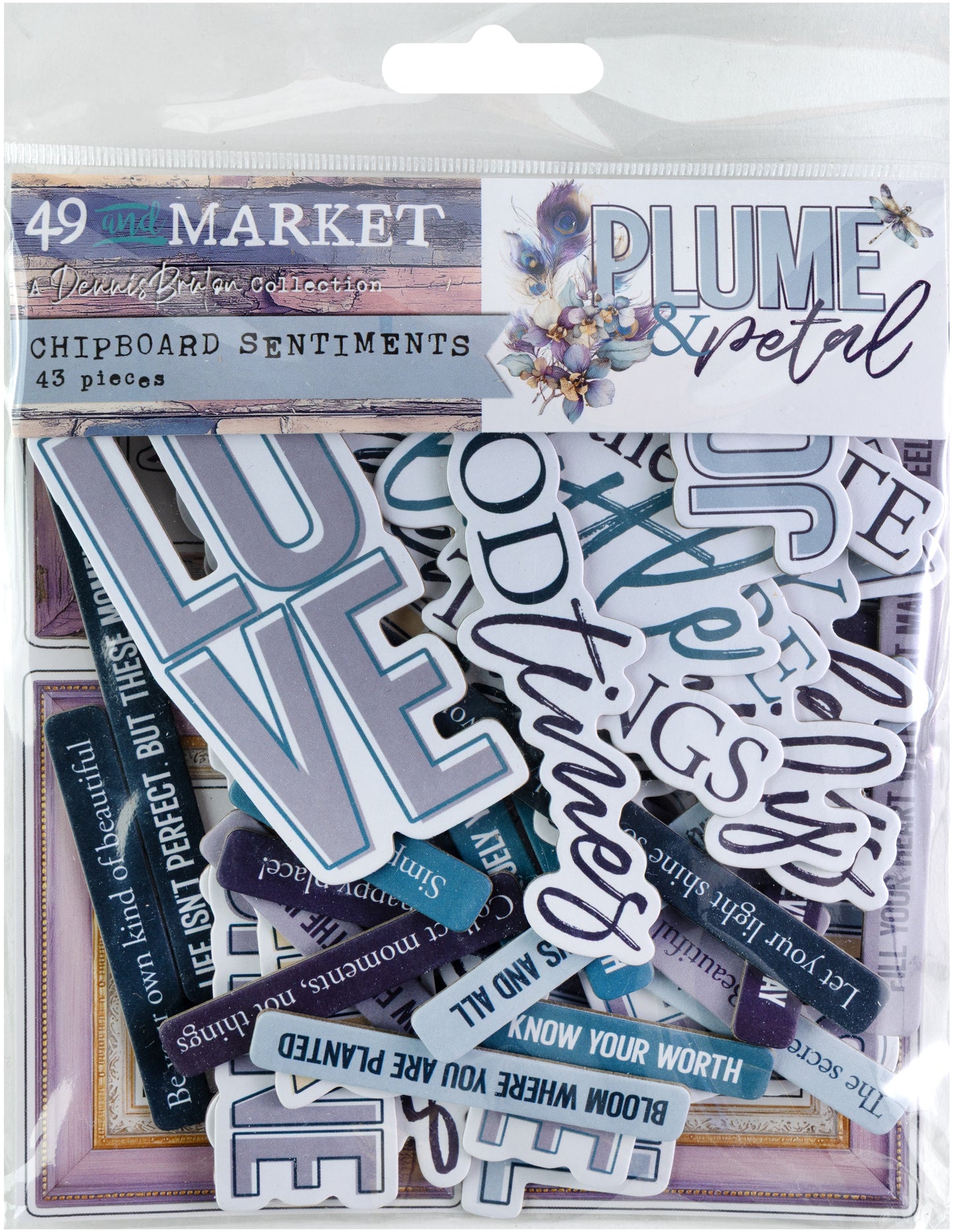 49 And Market Collection Kit:  Plume & Petal (with Washi Tape)