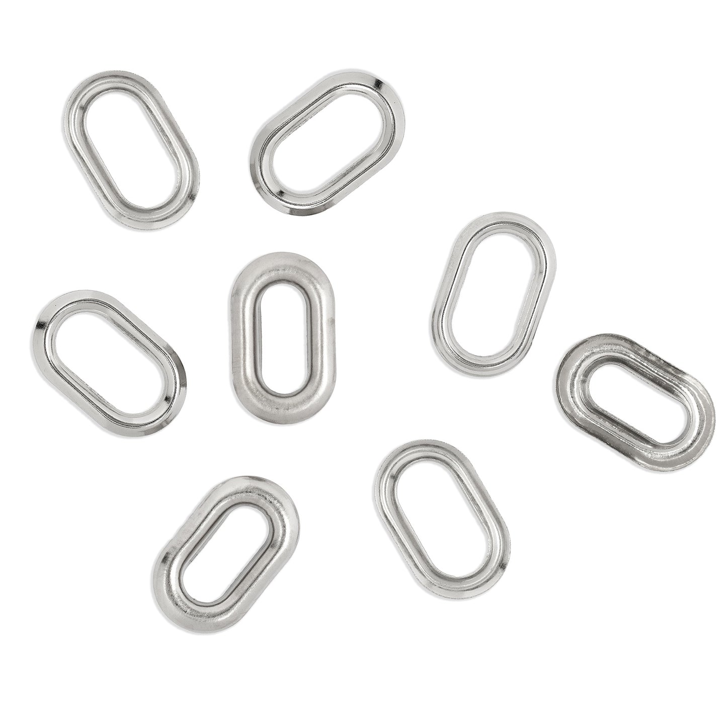 WR CAD OVAL EYELETS SILVR 50PC