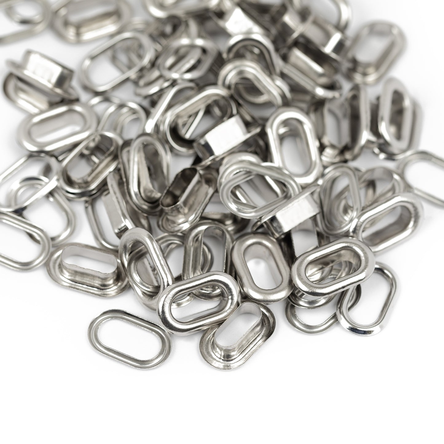 WR CAD OVAL EYELETS SILVR 50PC