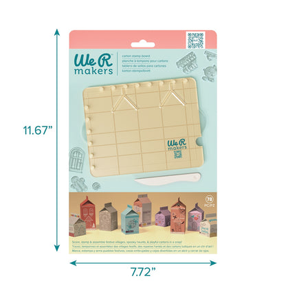 We R Carton Stamp Board & Stamps - Carton