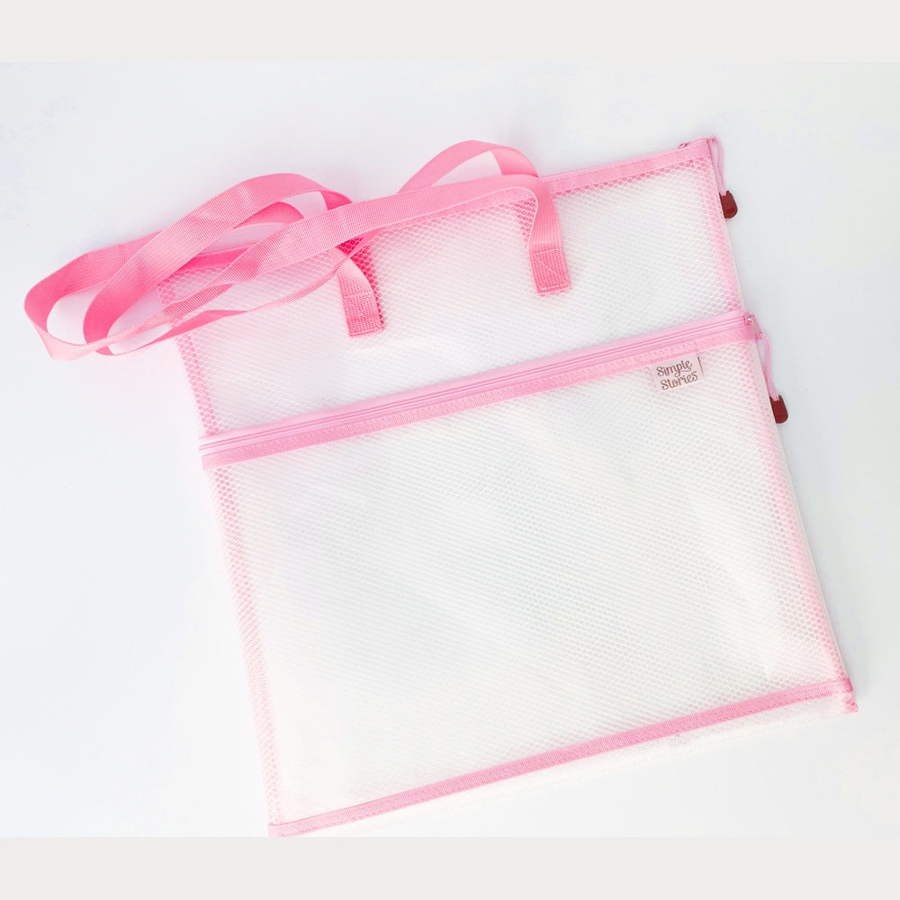 Simple Stories Craft Bag 16"X16" - Pink