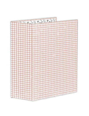 9x12” binder Vichy teja | Rita's Diary collection