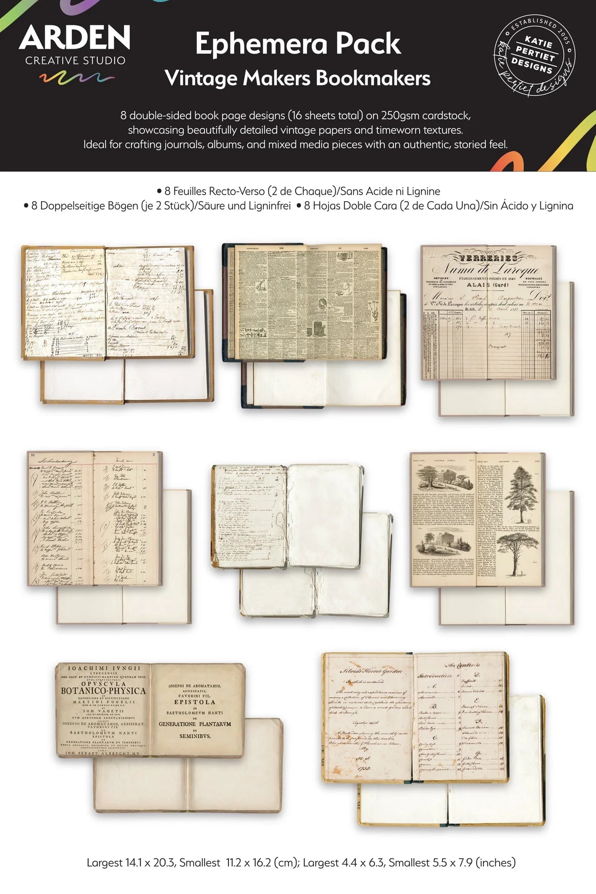 Bookmakers Color Pages Arden Creative Studio Vintage Makers Bookmakers Ephemera Pack – Pega ...