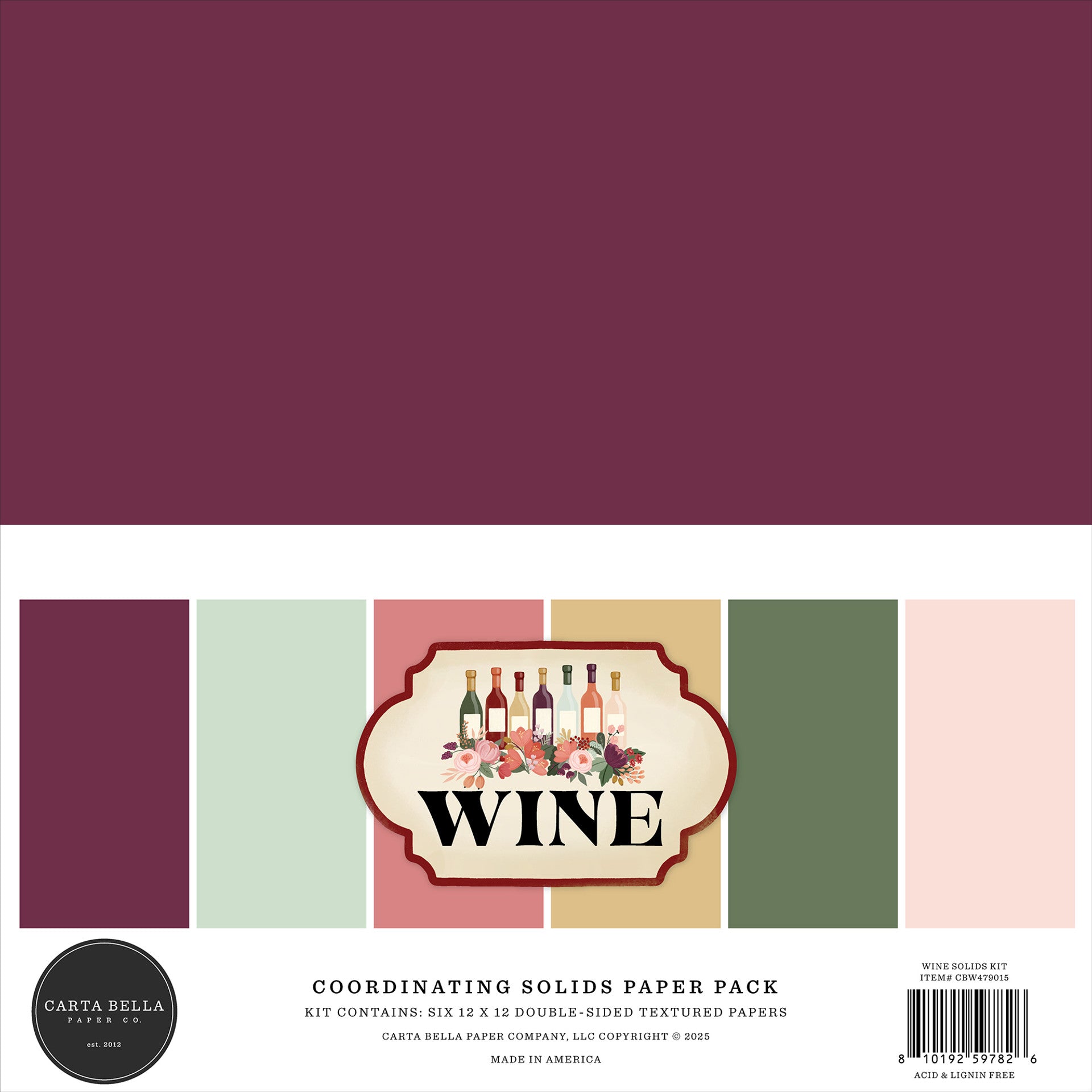 Wine Collection kit/Echo Park Pre-Venta