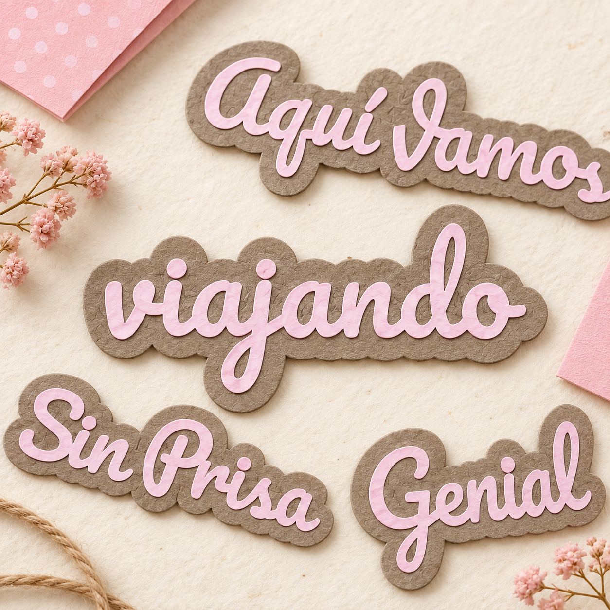 Set de Frases «Así es mi vida»
