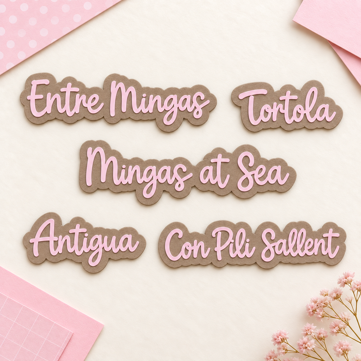 Set de Frases «Mingas at Sea»