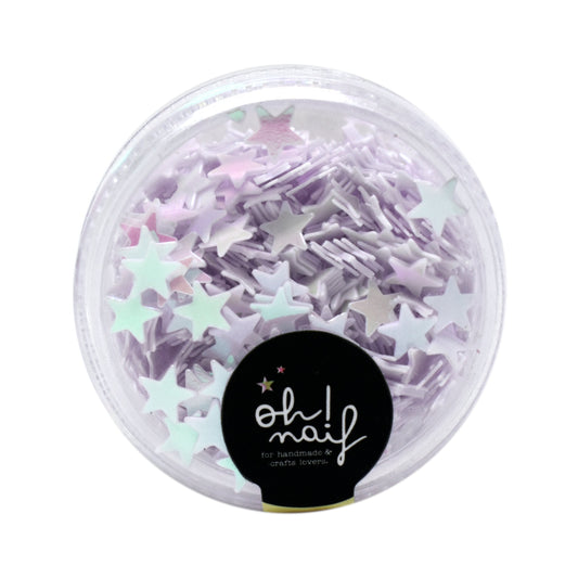 Lentejuelas Mini Estrellas Blancas