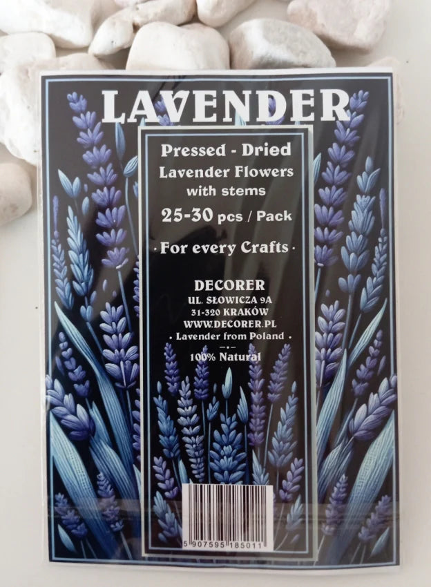 Decorer Set de flores secas de lavanda para manualidades