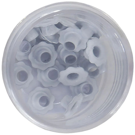 Eyelets Flor Artis Decor caja 20 pcs color blanco
