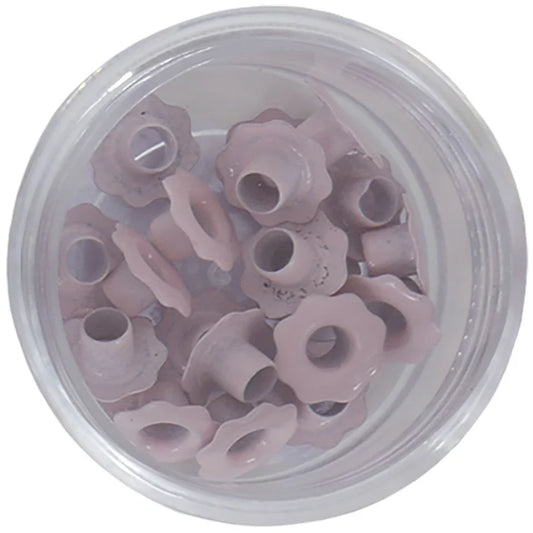 Eyelets Flor Artis Decor caja 20 pcs color rosa bebé