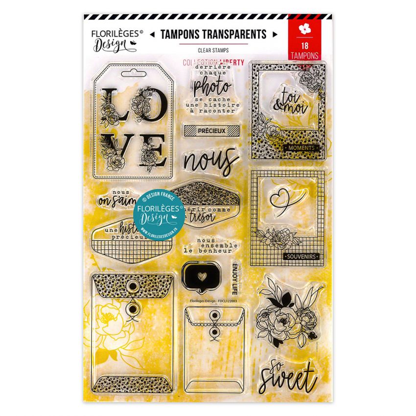 Love Liberty Acrylic Stamp