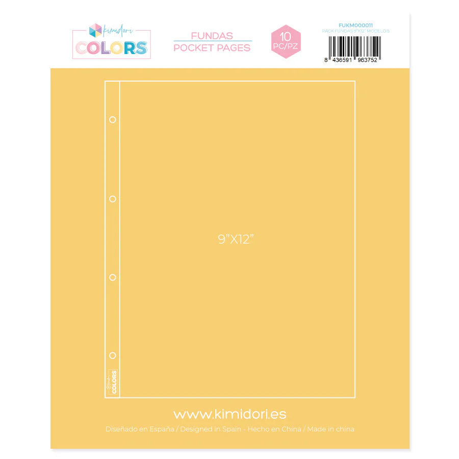 Fundas Kimidori Colors 9"x12" Modelo 5