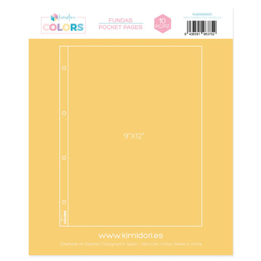 Fundas Kimidori Colors 9"x12" Modelo 5
