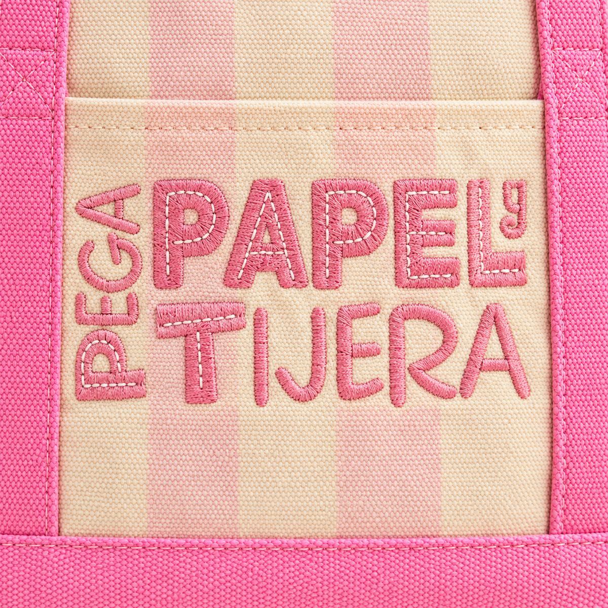 La Lleva Todo · Tote de Pega Papel y Tijera