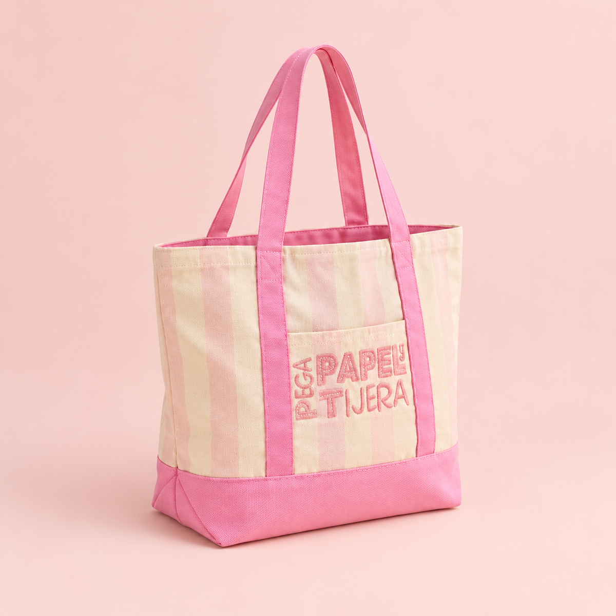 La Lleva Todo · Tote de Pega Papel y Tijera