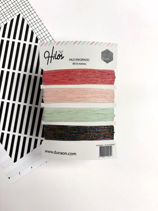Set de hilos para encuadernar de Dunaon Glitters