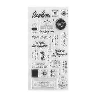 SELLO ACRÍLICO 11X21 CM LISBOA